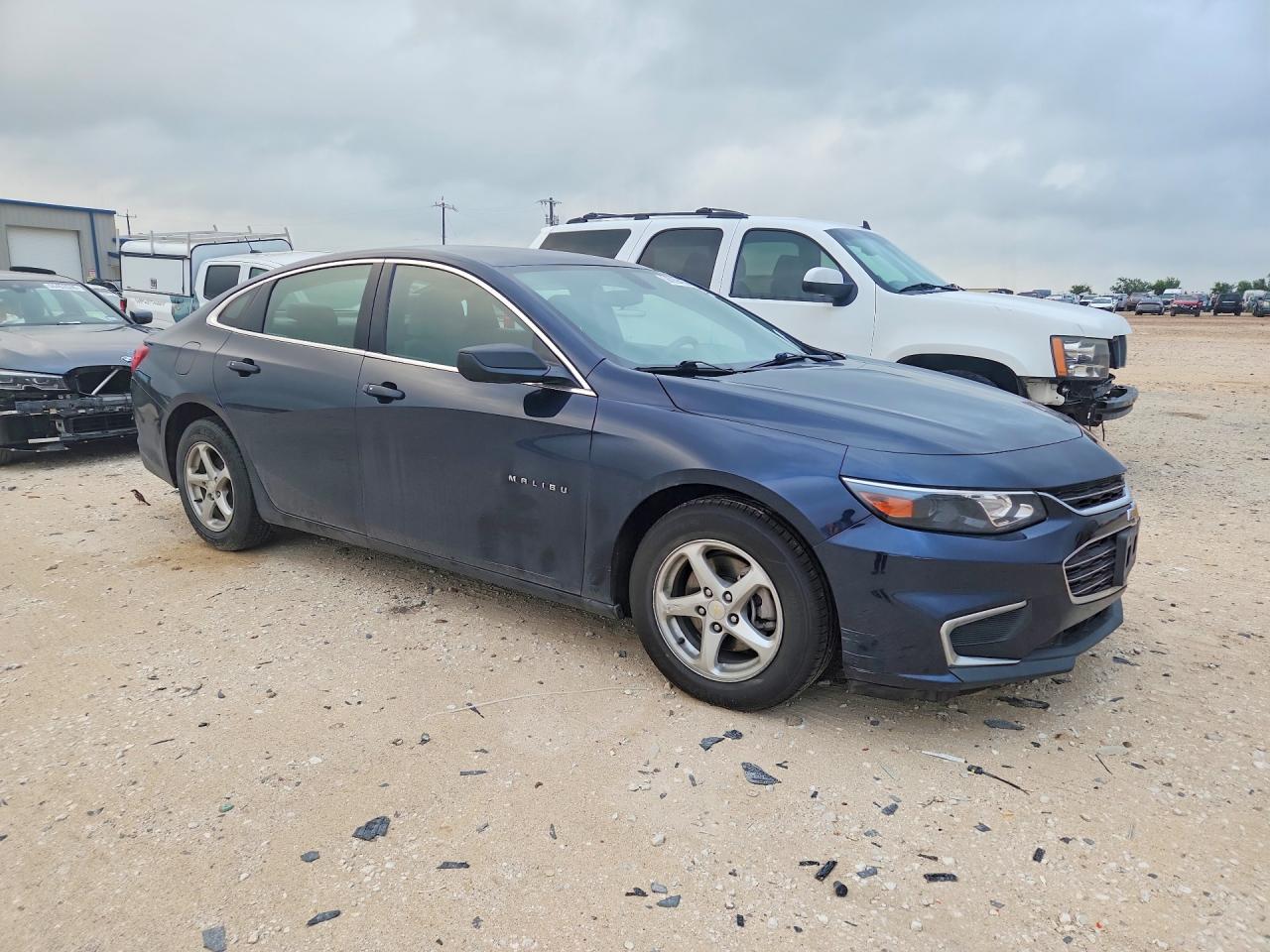 2016 Chevrolet Malibu Ls Blue vin: 1G1ZB5ST8GF183430