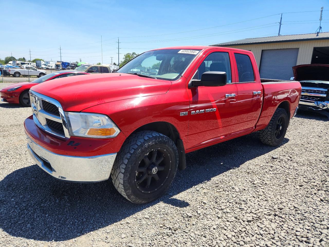 2012 Dodge Ram 1500 Slt Red vin: 1C6RD7GT2CS230210