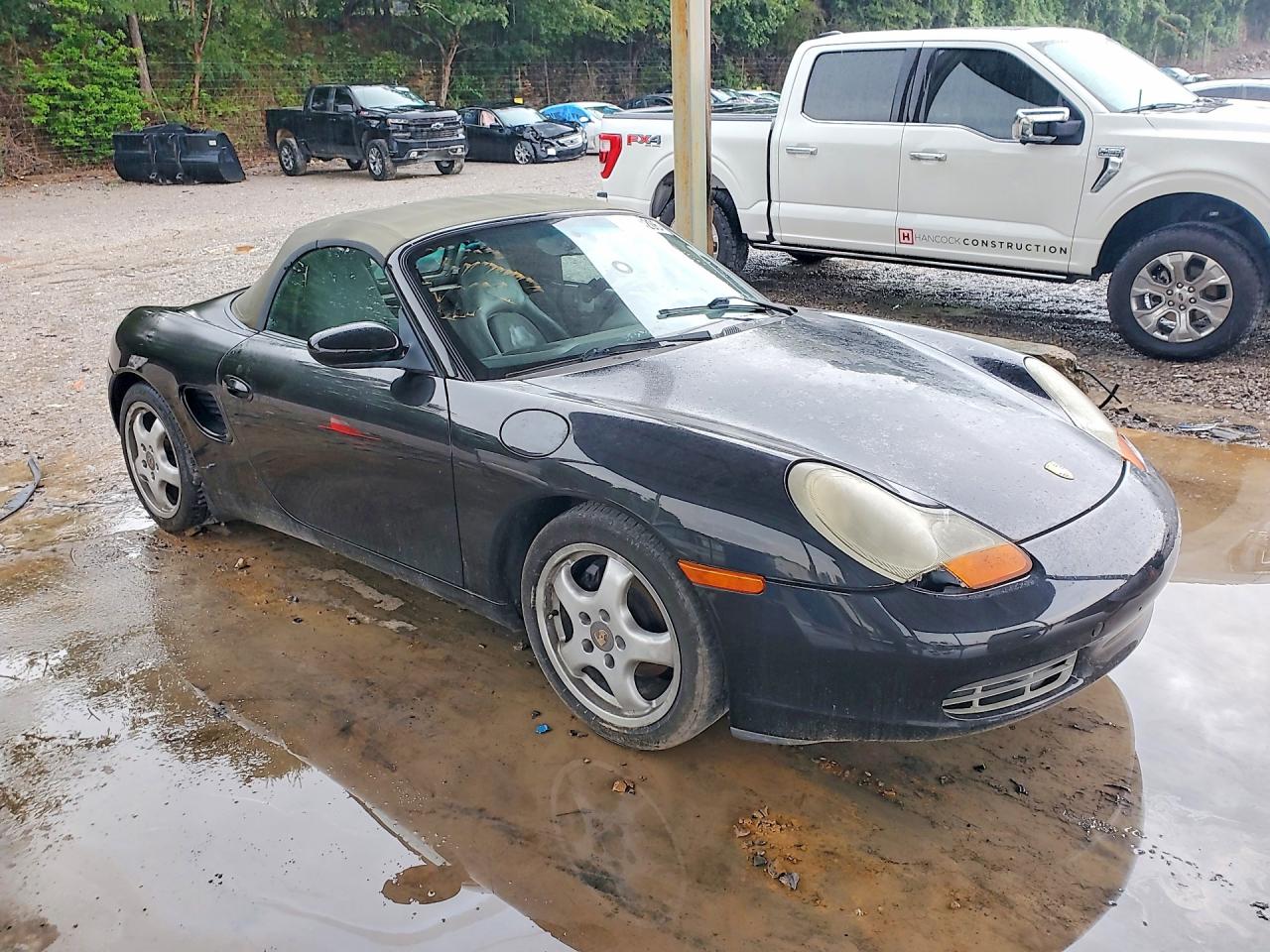 2000 Porsche Boxster Black vin: WP0CA2987YU627510