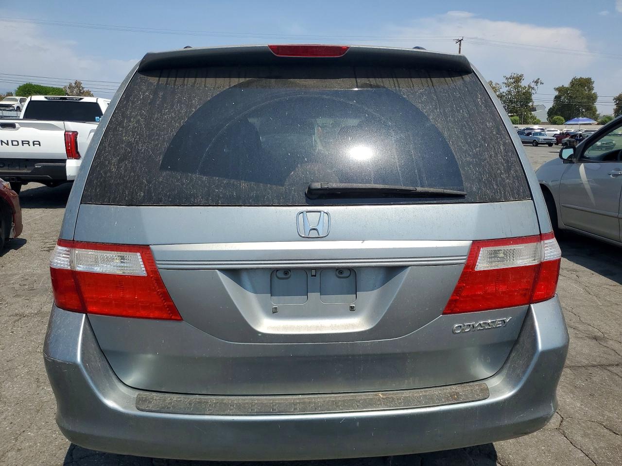 2005 Honda Odyssey Ex Gray vin: 5FNRL38475B080736