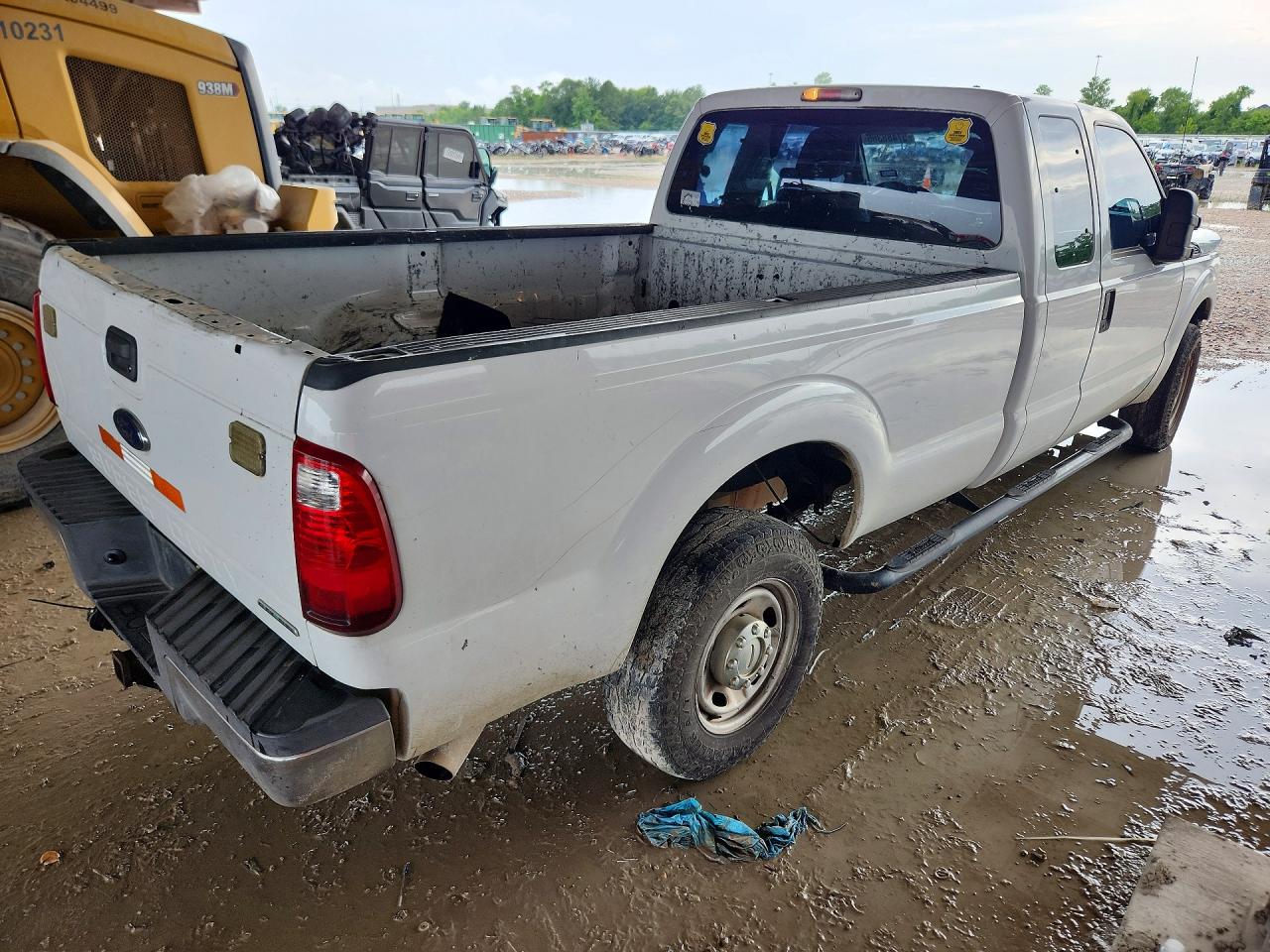 2014 Ford F250 Super Duty White vin: 1FT7X2A62EEB24886
