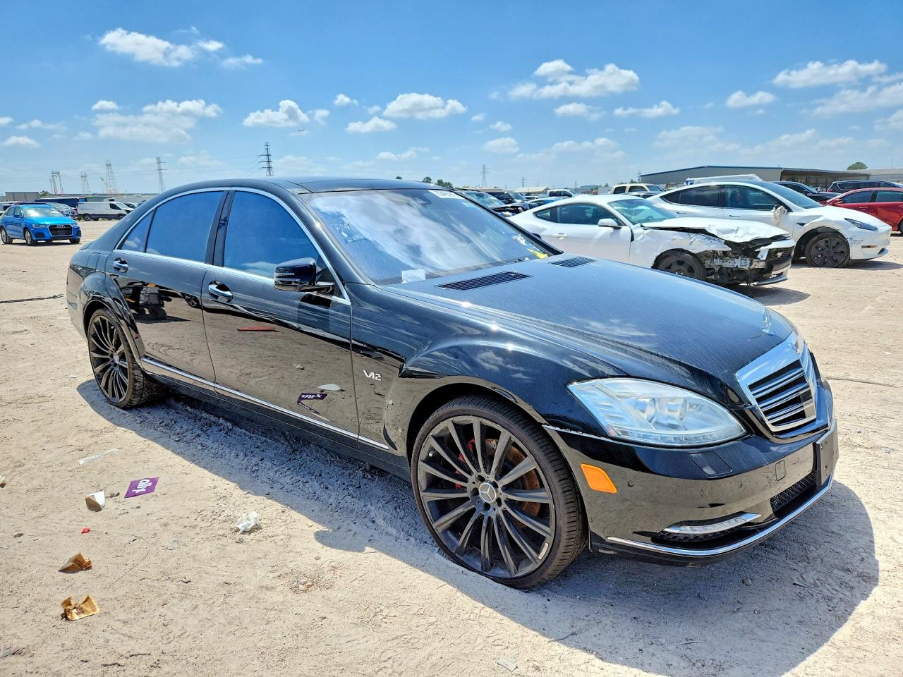 2012 Mercedes-benz S S600 Black vin: WDDNG7GB3CA434760