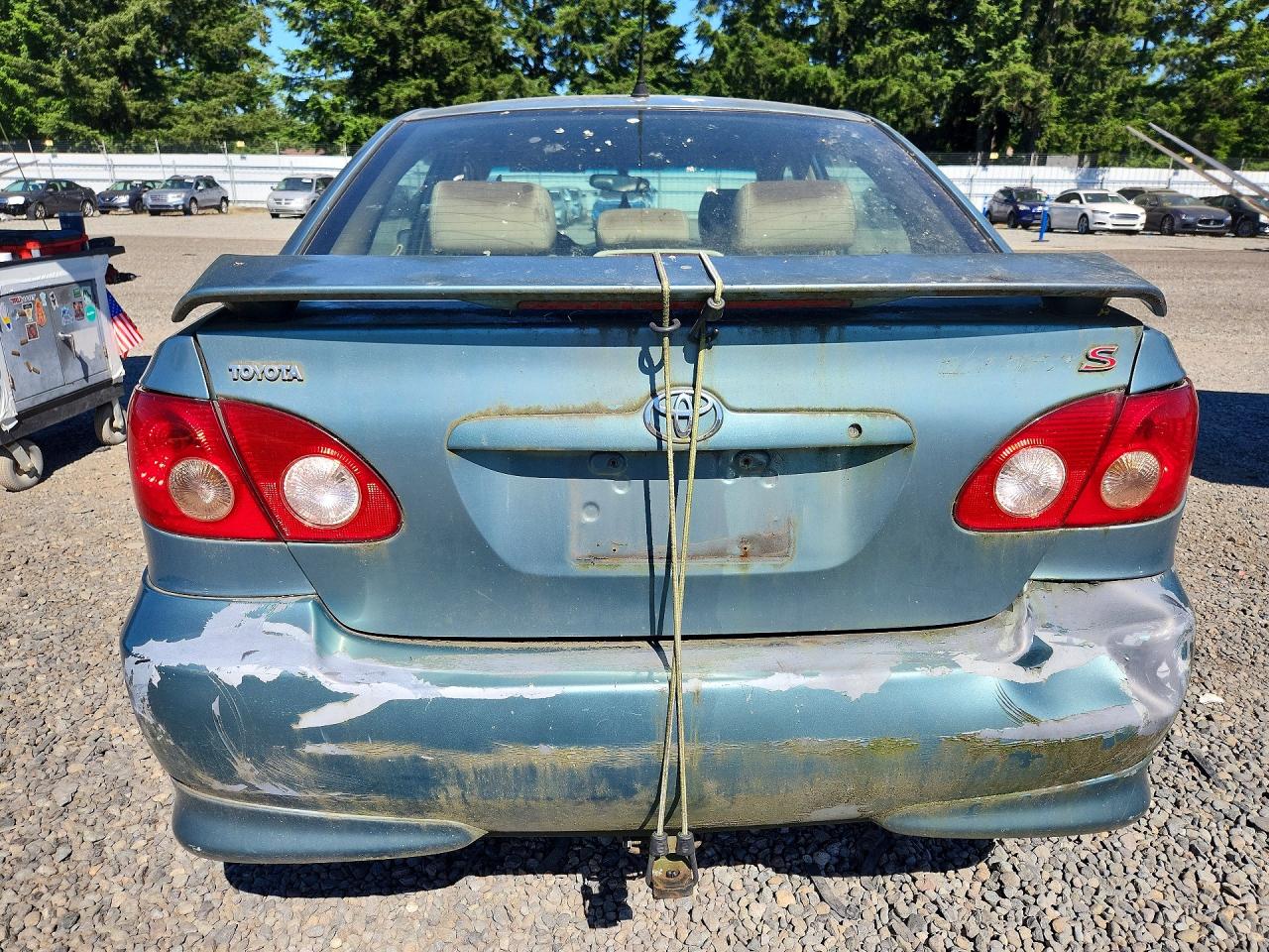 2006 Toyota Corolla Le Green vin: 1NXBR32E76Z605607
