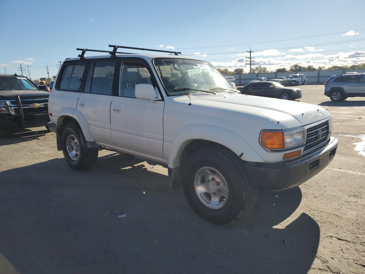 1995 Toyota Land Cruiser Dj81 White vin: JT3DJ81W5S0099146