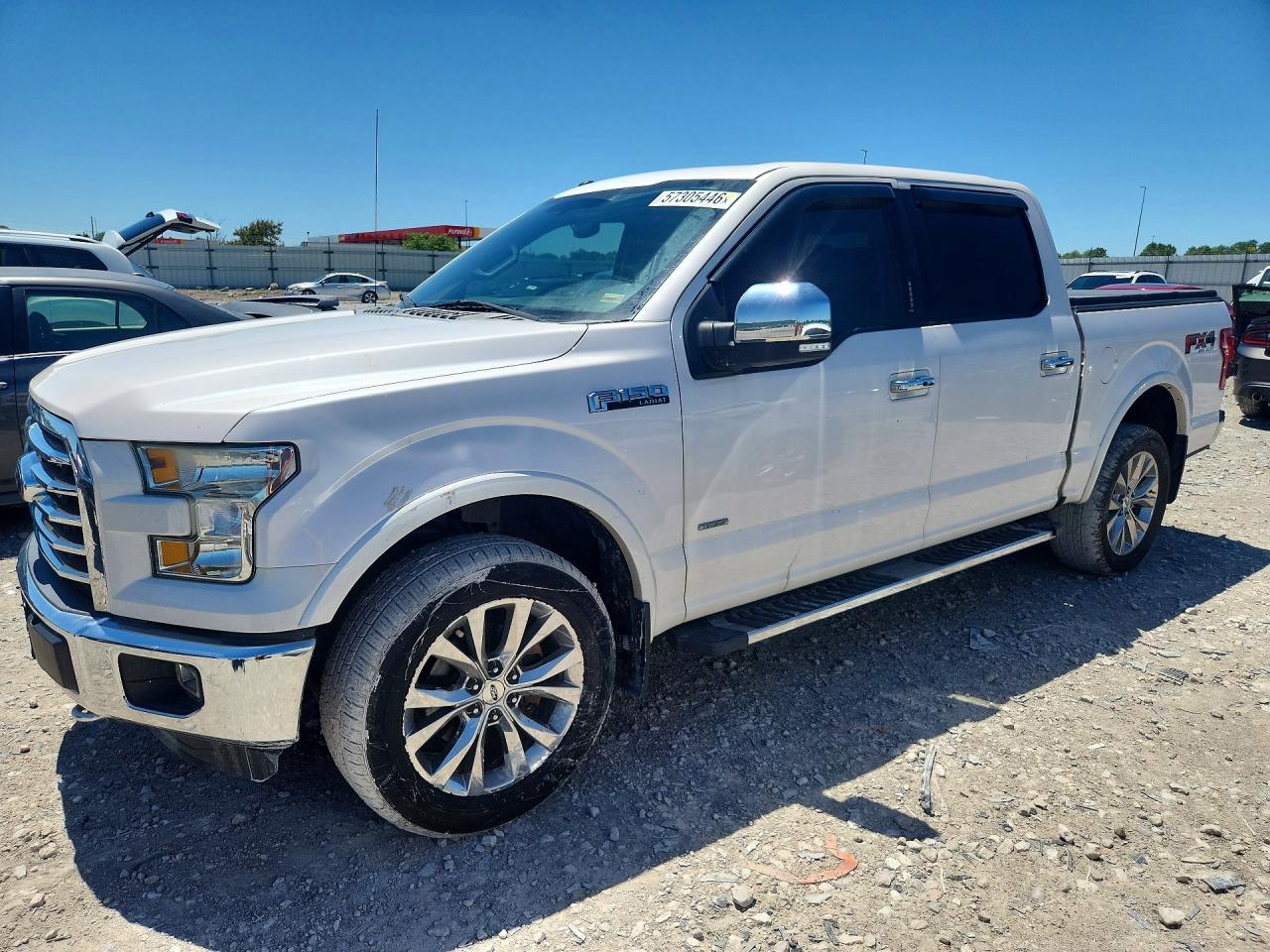 2016 Ford F150 Supercrew White vin: 1FTEW1EG3GKF11250