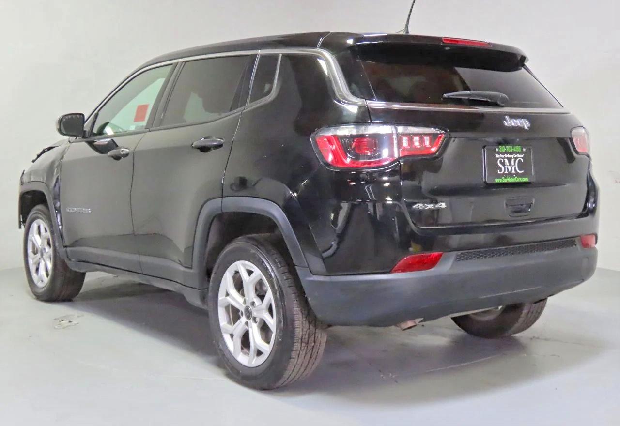 2025 Jeep Compass Sport Black vin: 3C4NJDAN7ST515037