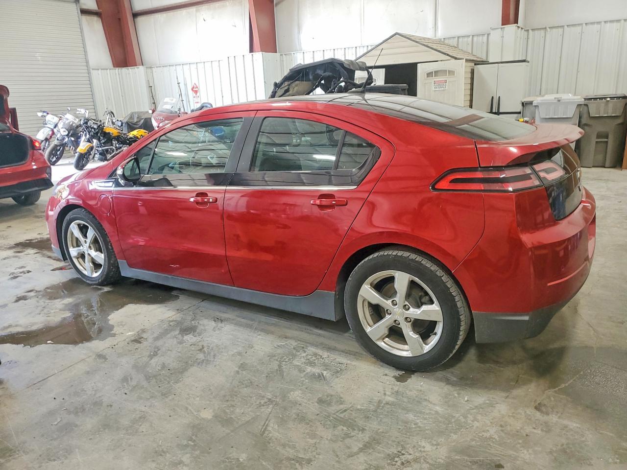 2012 Chevrolet Volt Burgundy vin: 1G1RD6E43CU115949