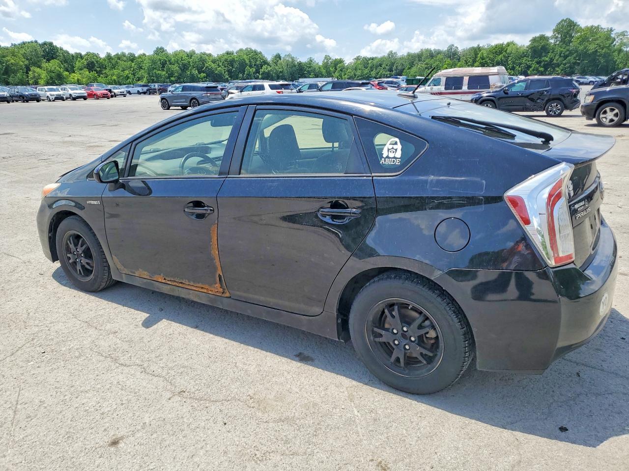 2013 Toyota Prius Three Black vin: JTDKN3DU4D5638348
