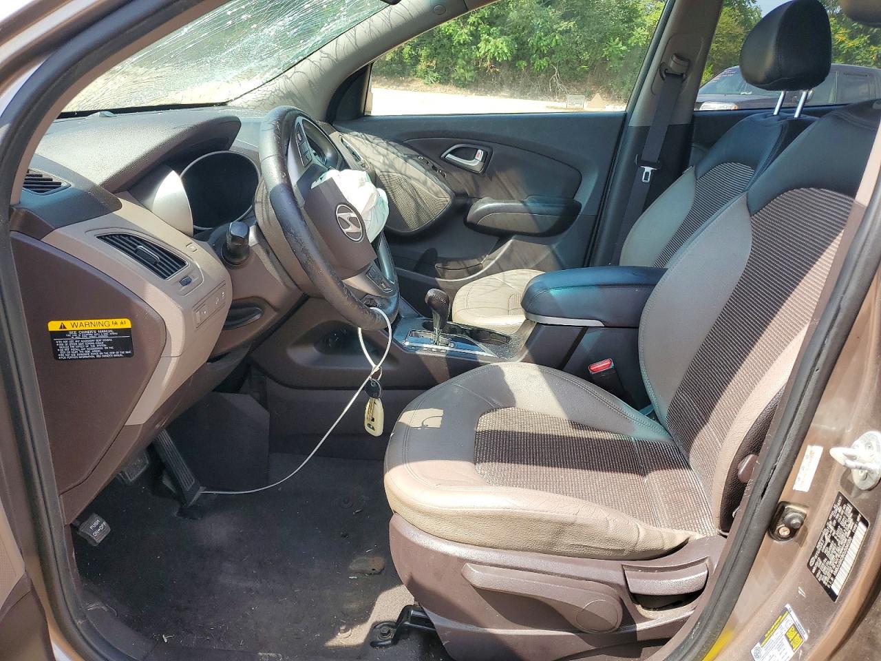 2012 Hyundai Tucson Gls Tan vin: KM8JU3AC8CU504050
