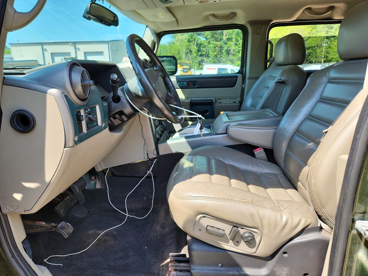 2003 Hummer H2 Green vin: 5GRGN23U83H145186