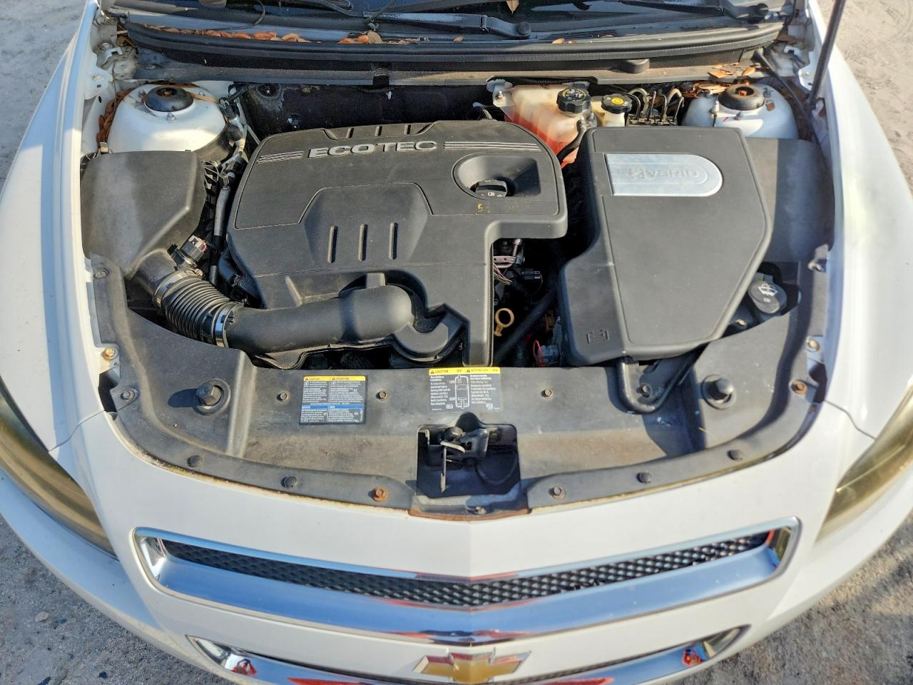 2009 Chevrolet Malibu Hybrid Белый vin: 1G1ZF57569F128718