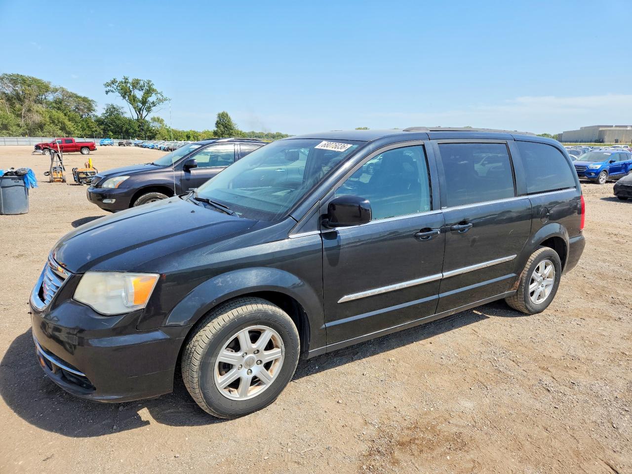 2012 Chrysler Town & Country Touring Red vin: 2C4RC1BG1CR410718