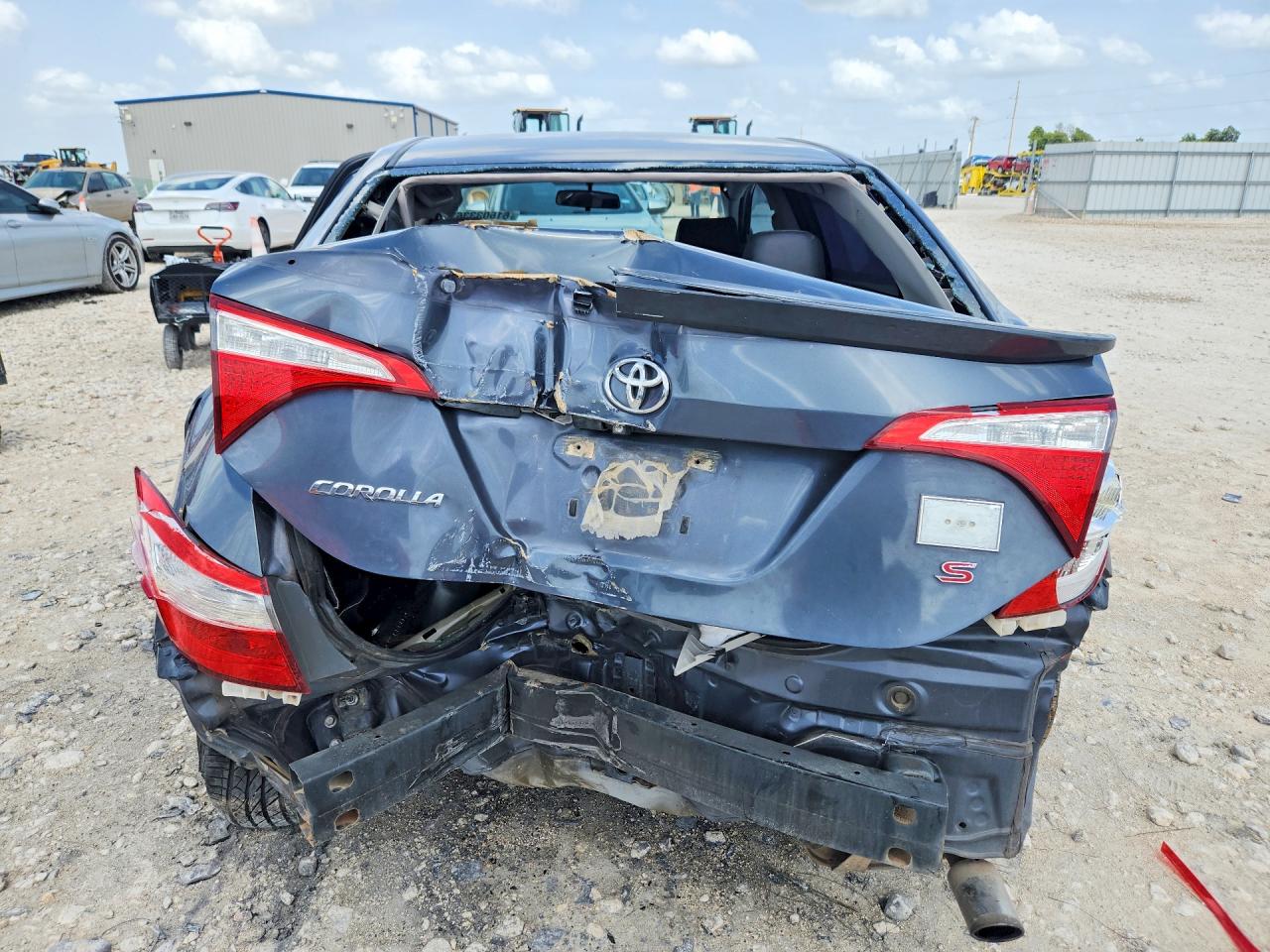 2014 Toyota Corolla S Синий vin: 5YFBURHE9EP134391