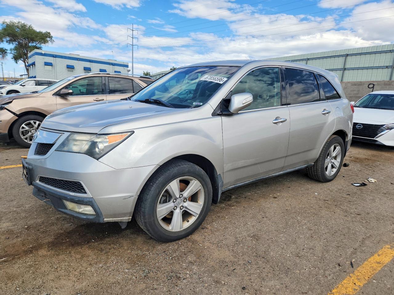 2010 Acura Mdx Technology Silver vin: 2HNYD2H43AH517438