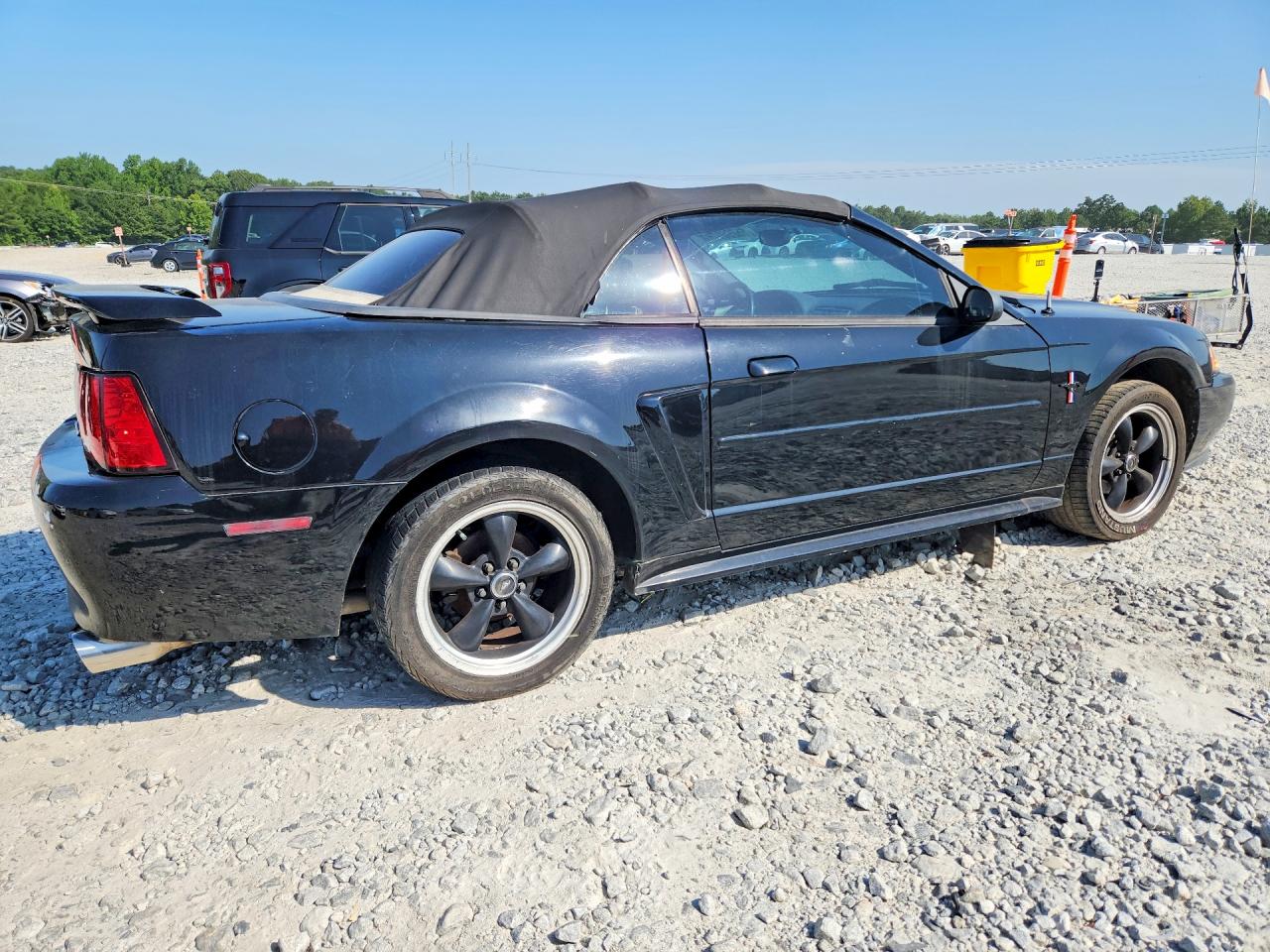 2003 Ford Mustang Black vin: 1FAFP44423F404970