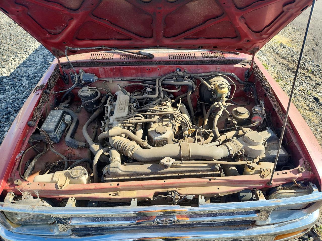 1992 Toyota Pickup Burgundy vin: JT4RN93PXN5049349