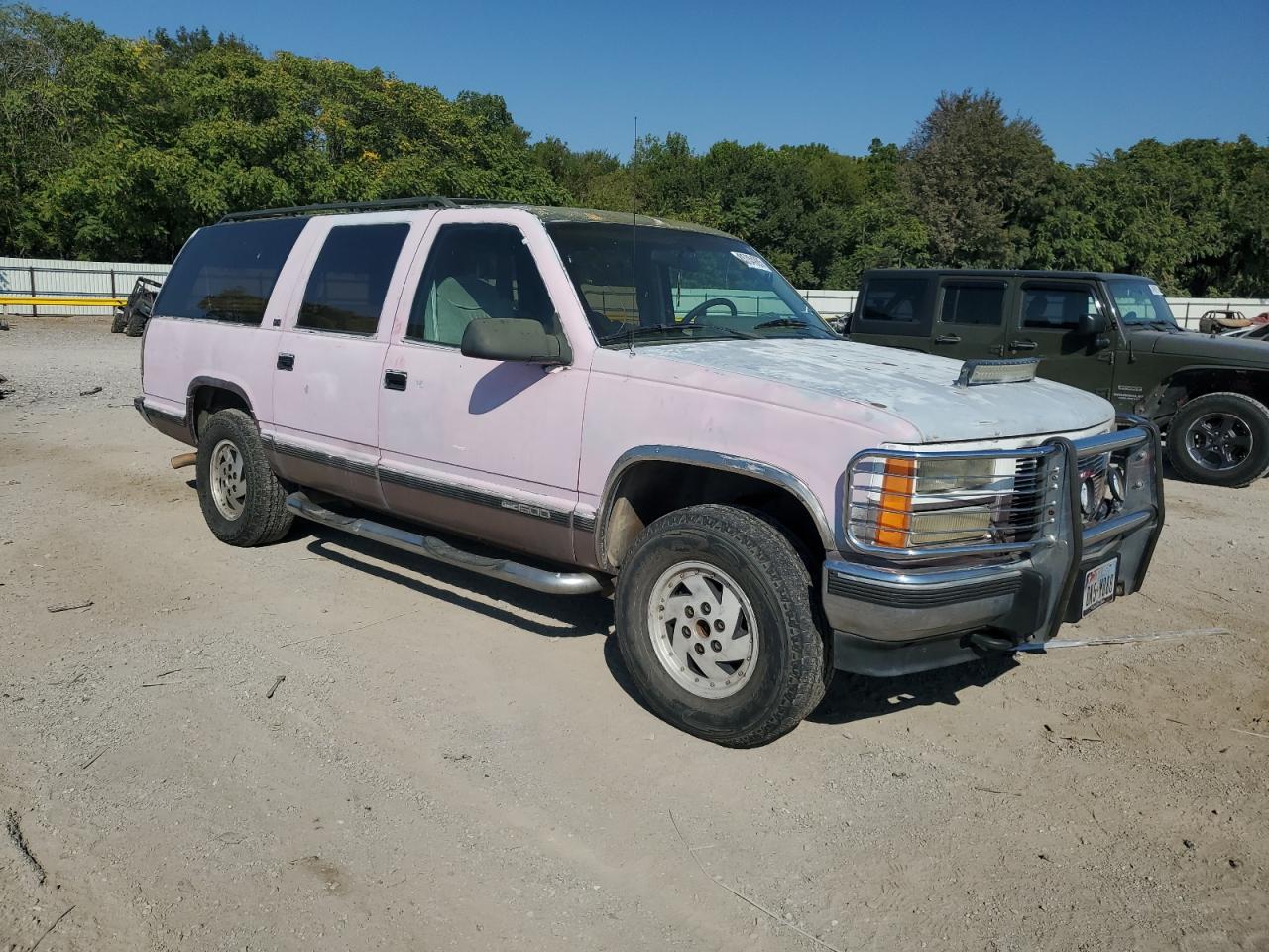 1993 Gmc Suburban K1500 Pink vin: 1GDFK16K8PJ758624