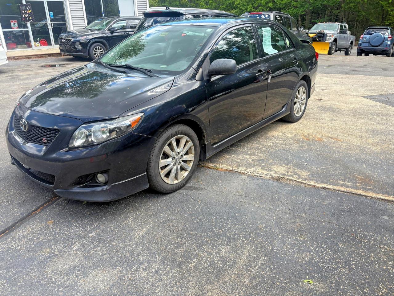 2009 Toyota Corolla S Black vin: 2T1BU40E49C101156