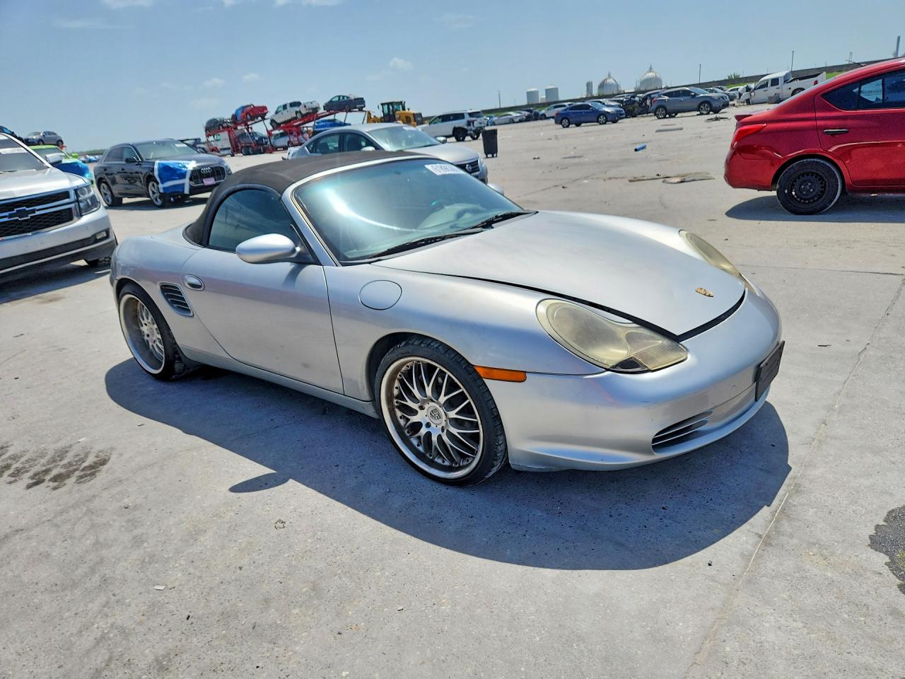 2003 Porsche Boxster Silver vin: WP0CA29813U622456