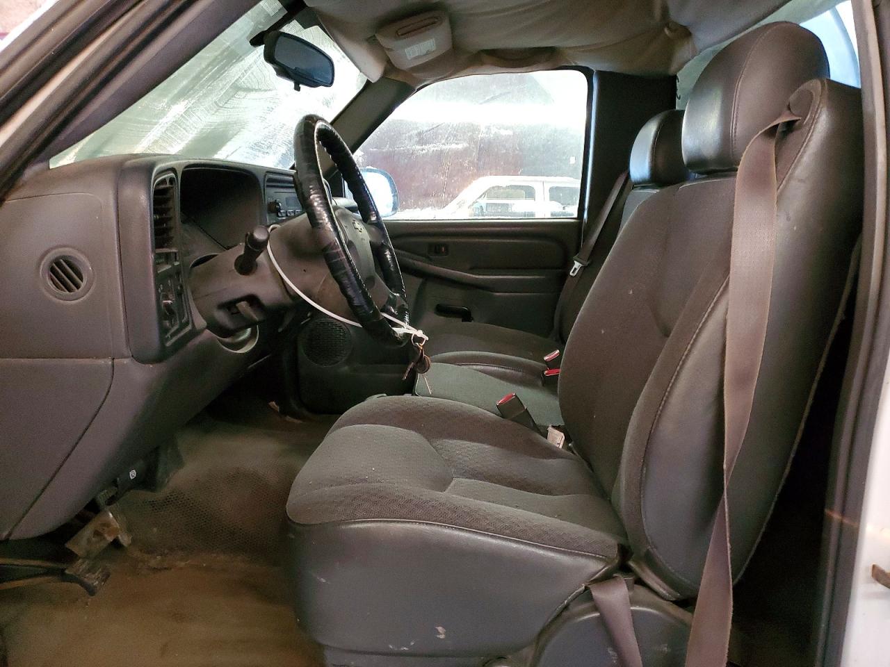 2006 Chevrolet Silverado C1500 White vin: 3GCEC14X76G178437