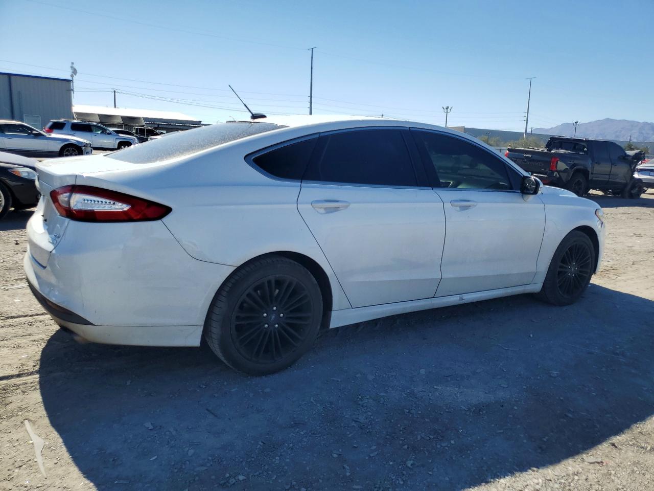 2014 Ford Fusion Se White vin: 1FA6P0HD1E5398896
