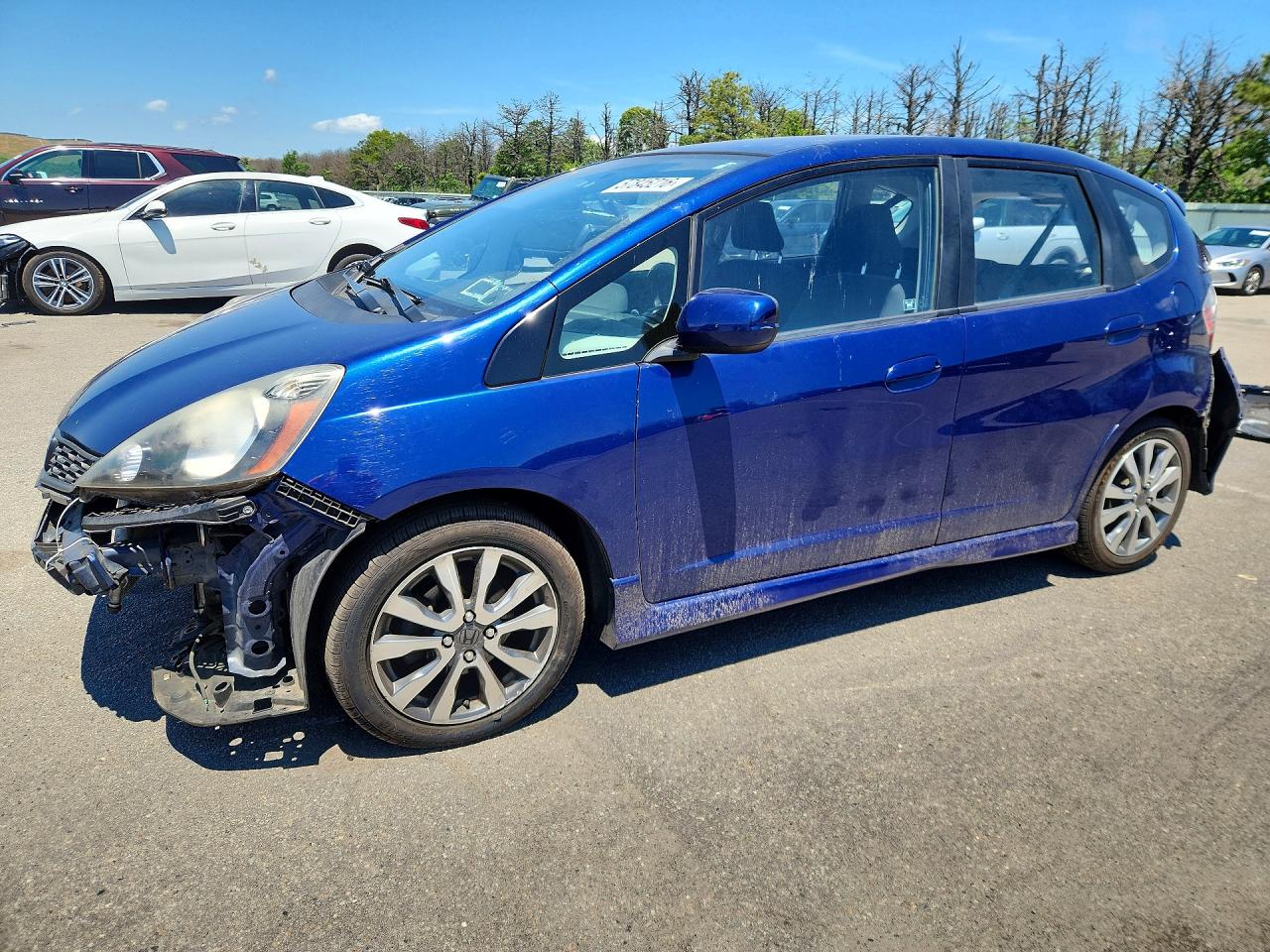 2012 Honda Fit Sport Blue vin: JHMGE8G52CC030702