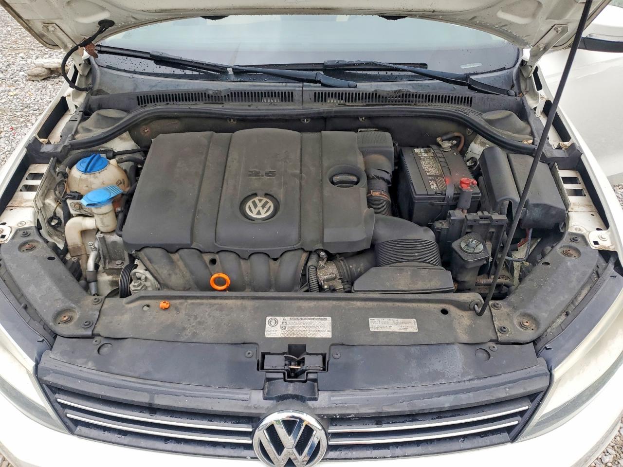 2012 Volkswagen Jetta Sel White vin: 3VWLX7AJ8CM376646