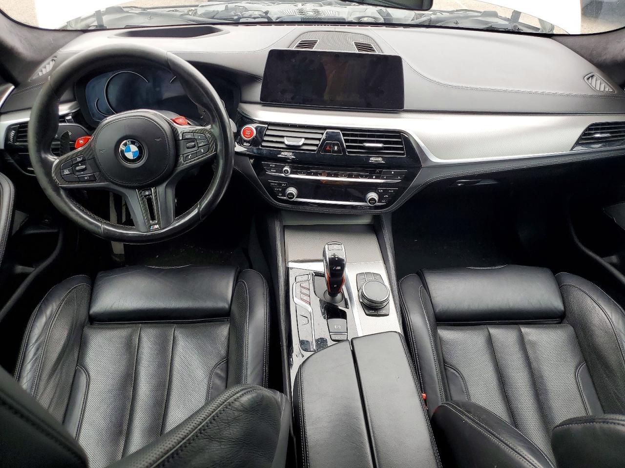2019 Bmw M5 White vin: WBSJF0C5XKB284540