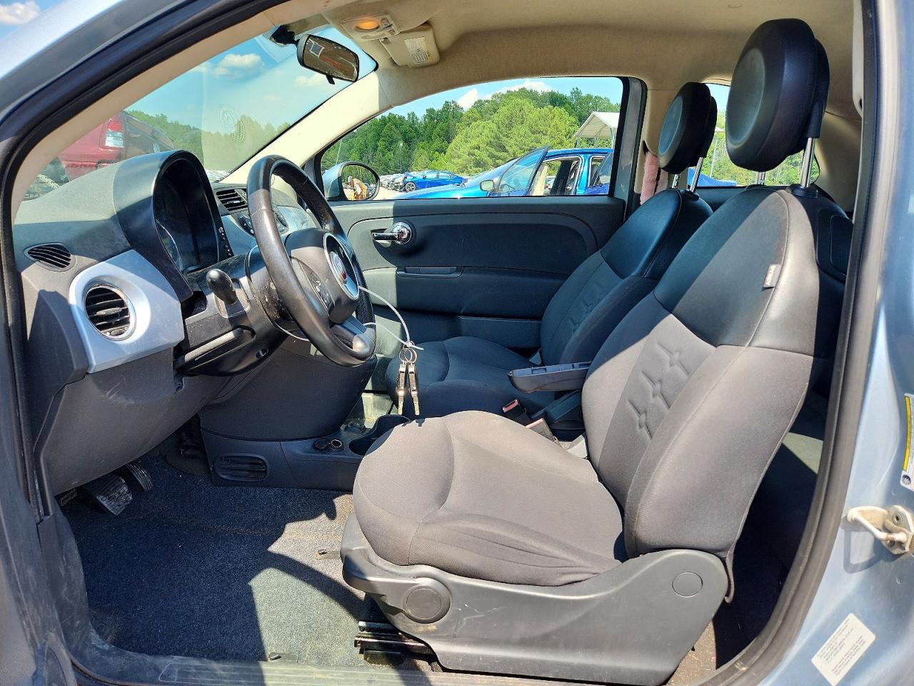 2015 Fiat 500 Pop Blue vin: 3C3CFFAR3FT667348