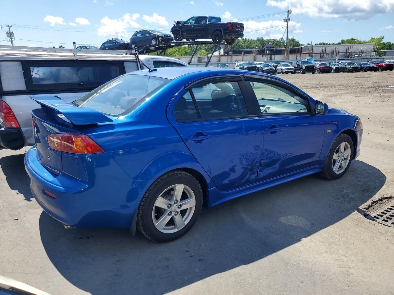 2009 Mitsubishi Lancer Es/es Sport Blue vin: JA3AU26U29U036131