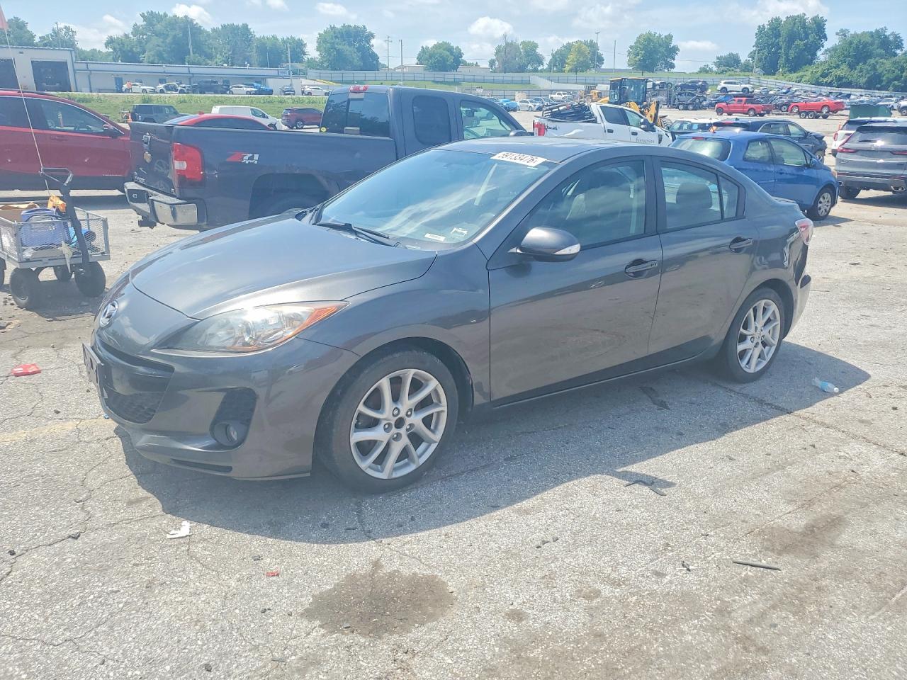 2012 Mazda 3 S Gray vin: JM1BL1W50C1675578
