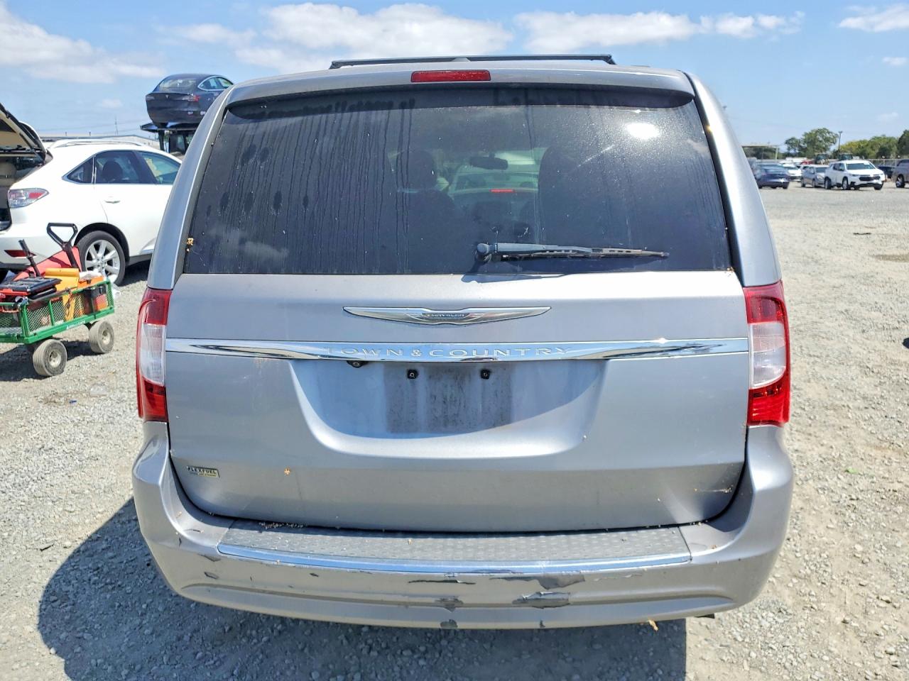 2013 Chrysler Town & Country Touring Silver vin: 2C4RC1BG5DR554855