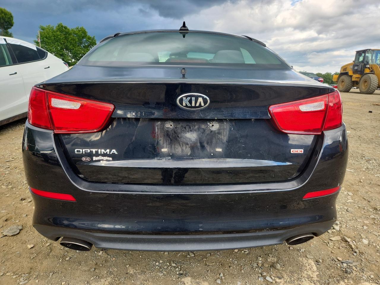 2015 Kia Optima Lx Black vin: 5XXGM4A78FG486635