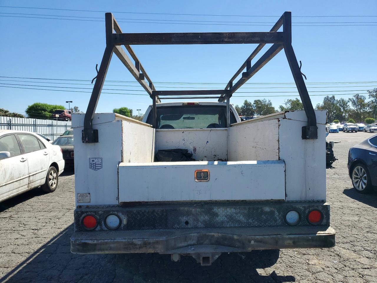 2005 Ford F350 Srw Super Duty White vin: 1FDSX34P45EA96363