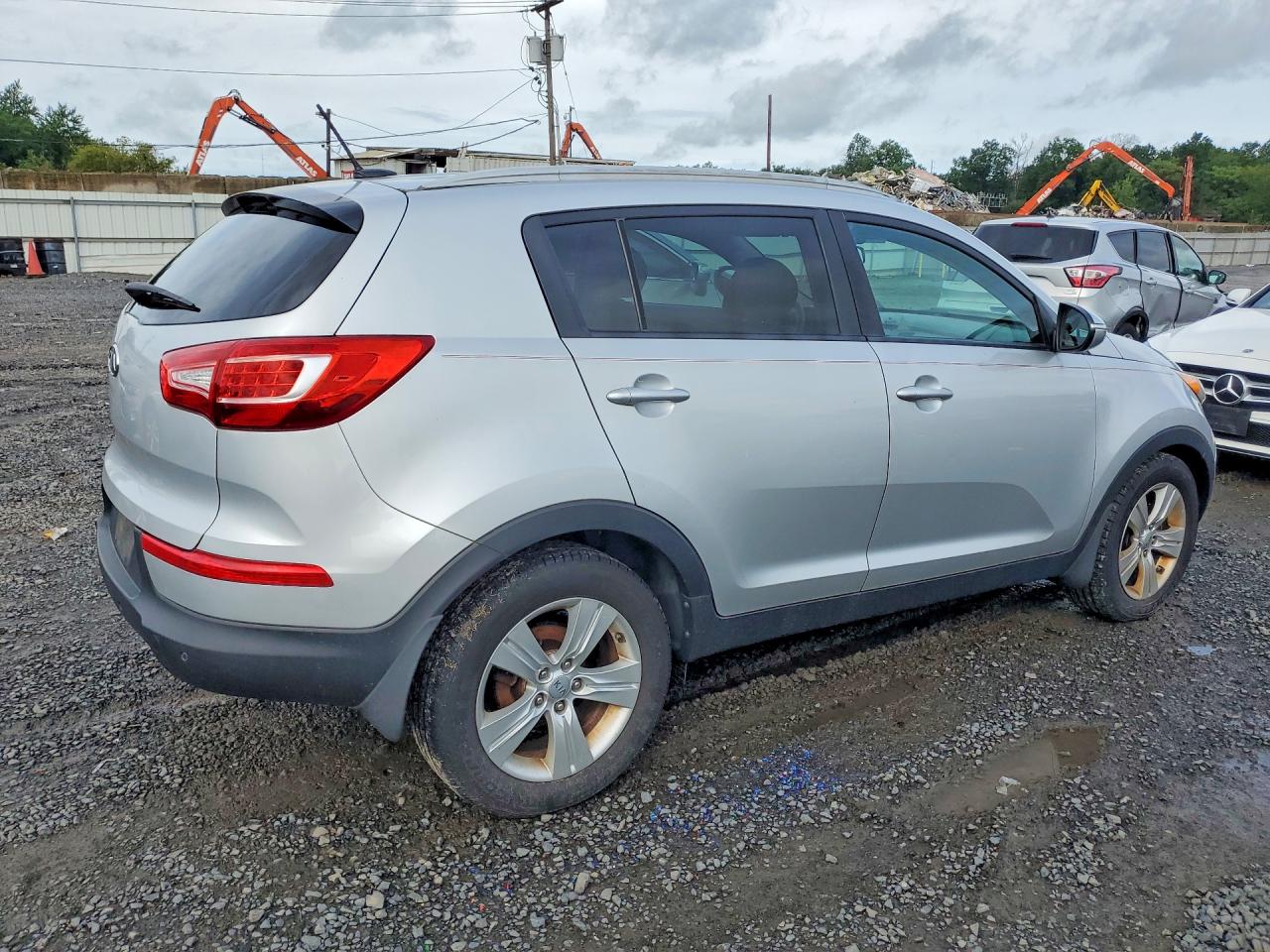 2012 Kia Sportage Lx Silver vin: KNDPB3A20C7193482