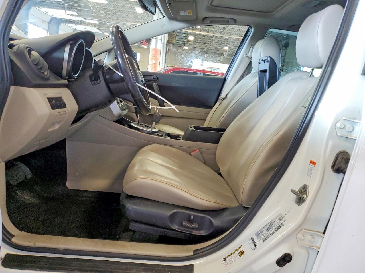 2009 Mazda Cx-7 Белый vin: JM3ER293890222438