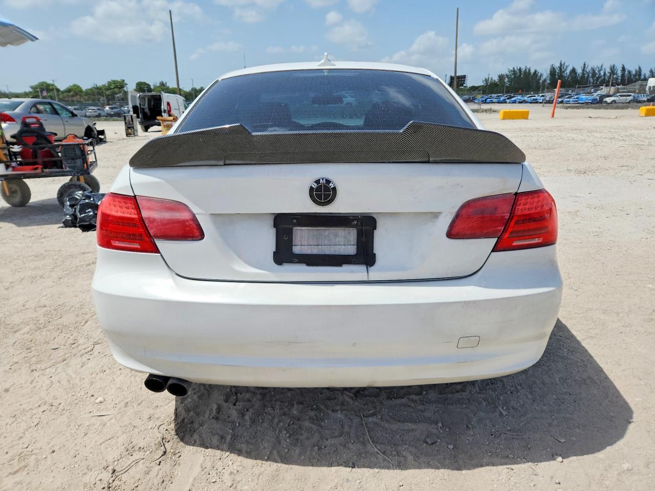 2013 Bmw 328 I Sulev White vin: WBAKE5C59DJ107334