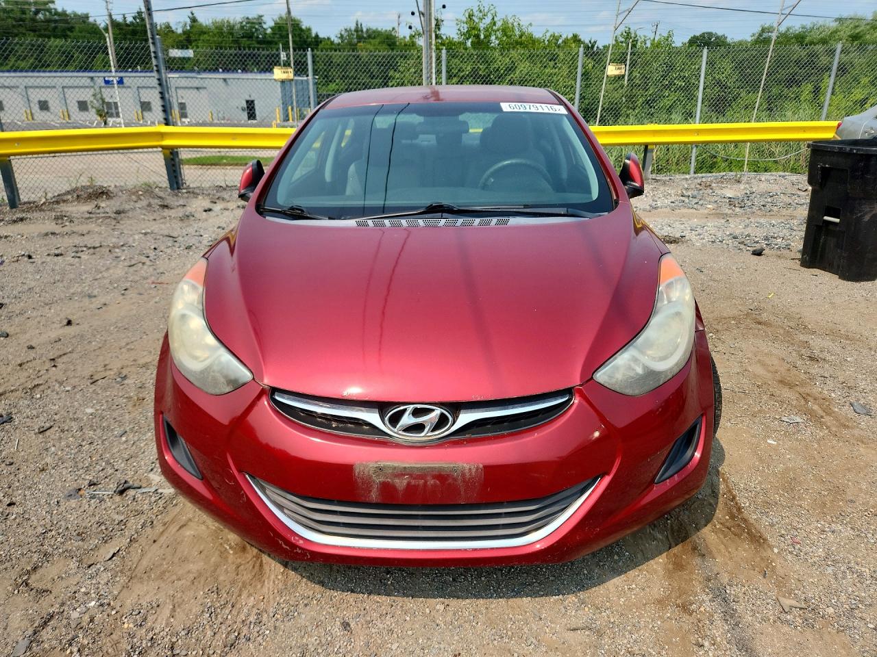 2013 Hyundai Elantra Gls Красный vin: 5NPDH4AEXDH434740