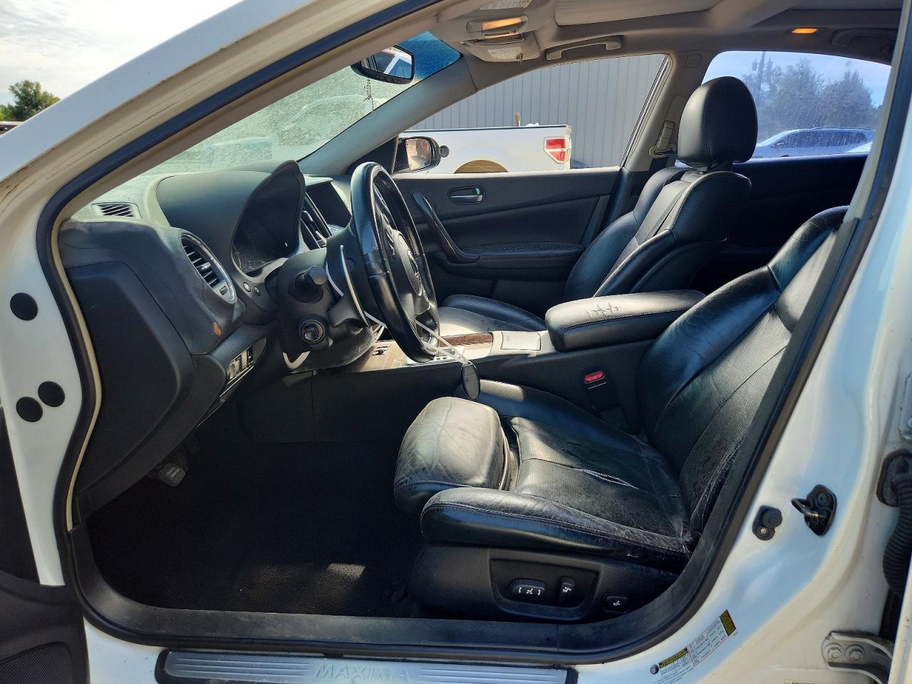 2009 Nissan Maxima 3.5 S White vin: 1N4AA51E39C833902