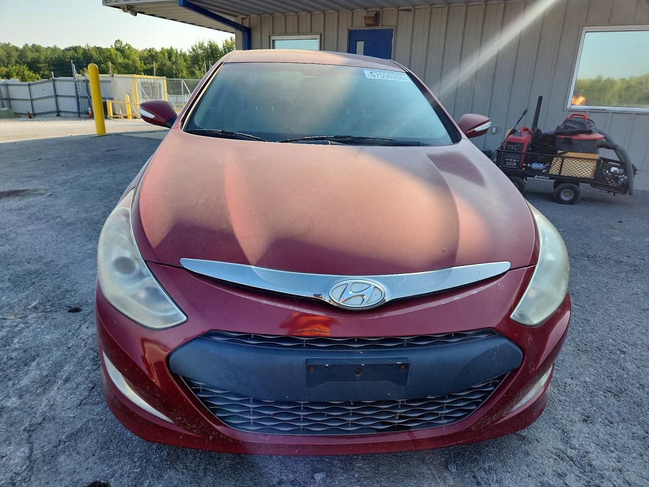 2012 Hyundai Sonata Hybrid Красный vin: KMHEC4A48CA037751