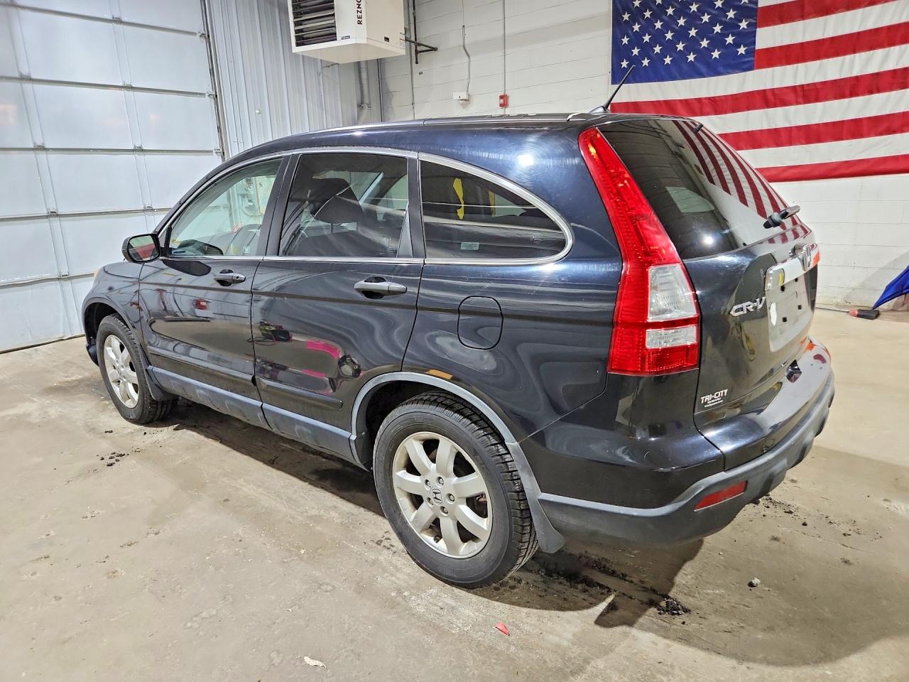 2007 Honda Cr-v Ex Black vin: JHLRE48567C091433