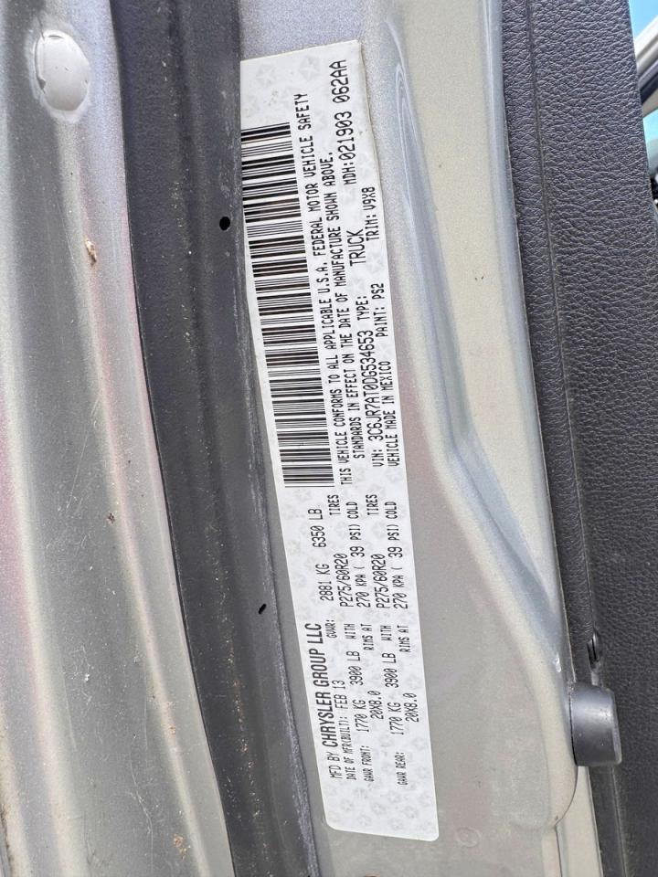2013 Ram 1500 St Charcoal vin: 3C6JR7aT0DG534653