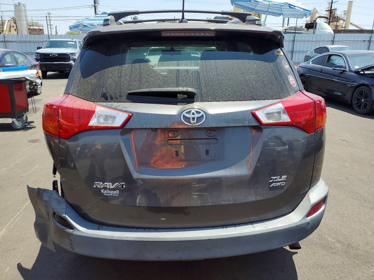 2013 Toyota Rav4 Xle Gray vin: 2T3RFREV2DW124710
