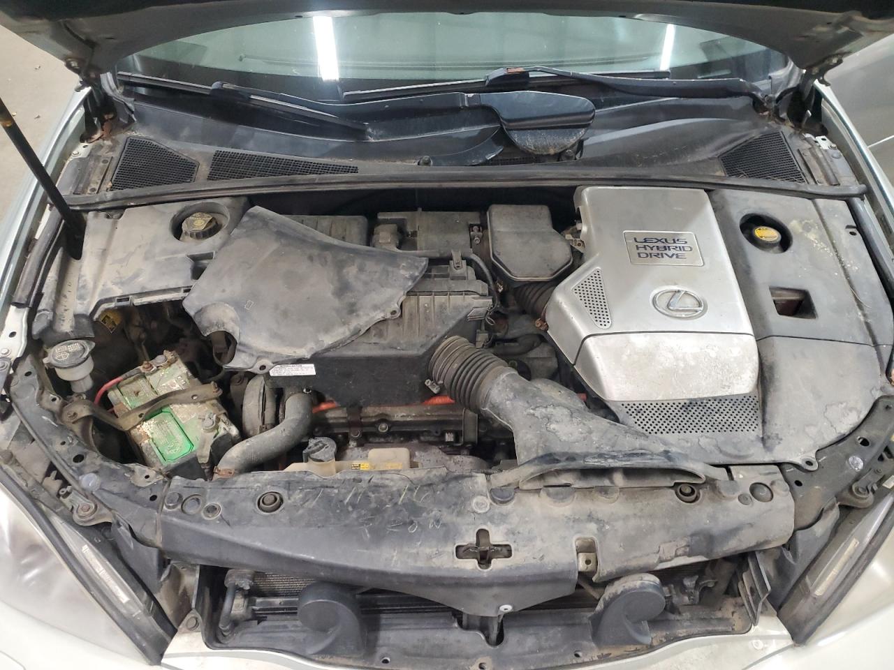 2008 Lexus Rx 400h Silver vin: JTJHW31U282043126