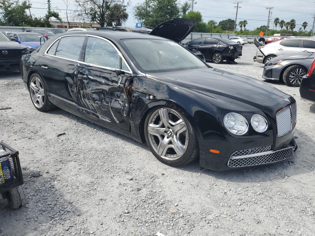 2015 Bentley Flying Spur Black vin: SCBEC9ZA5FC047564