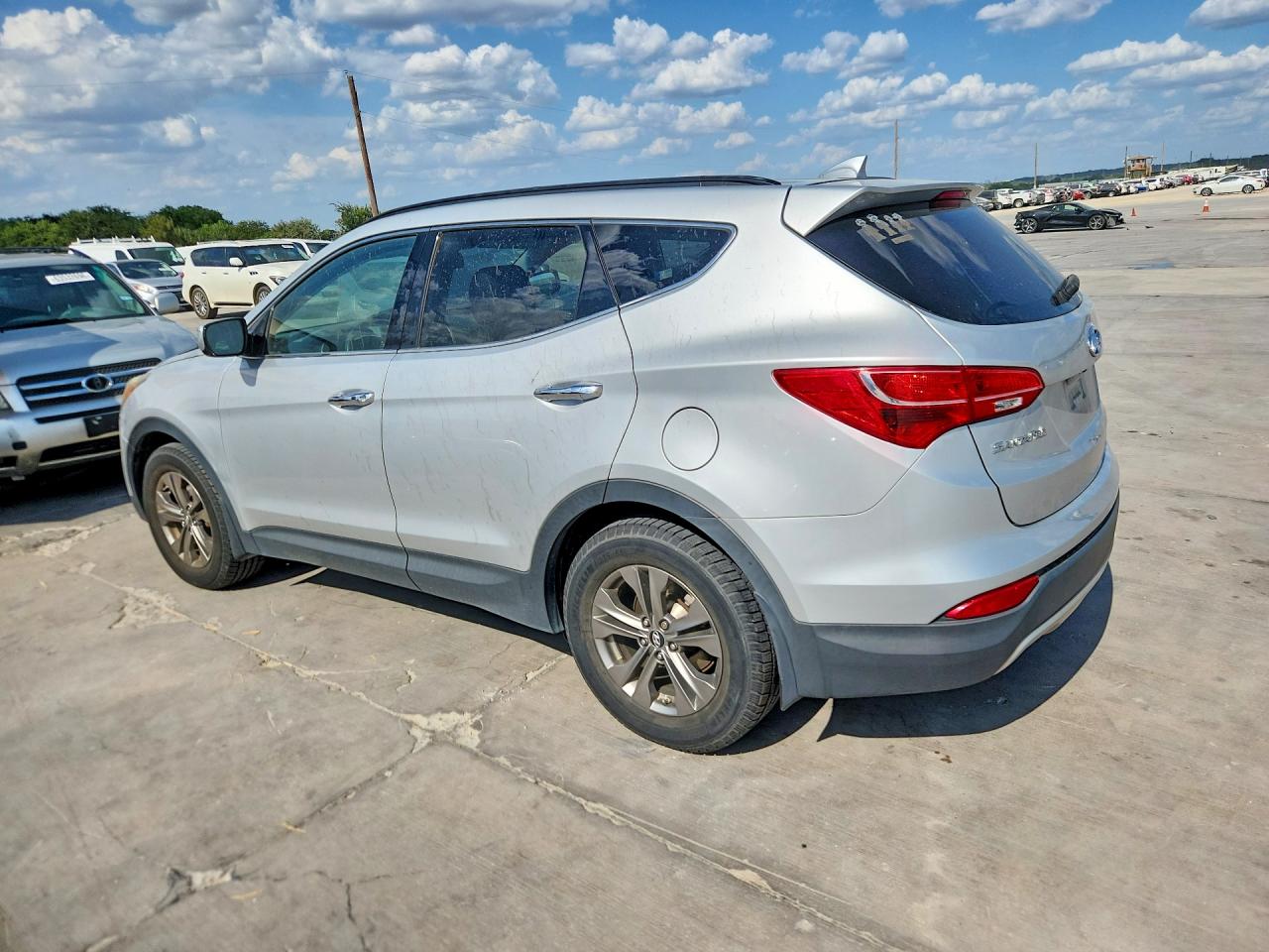 2013 Hyundai Santa Fe Sport 2.4l Silver vin: 5XYZUDLB2DG084242