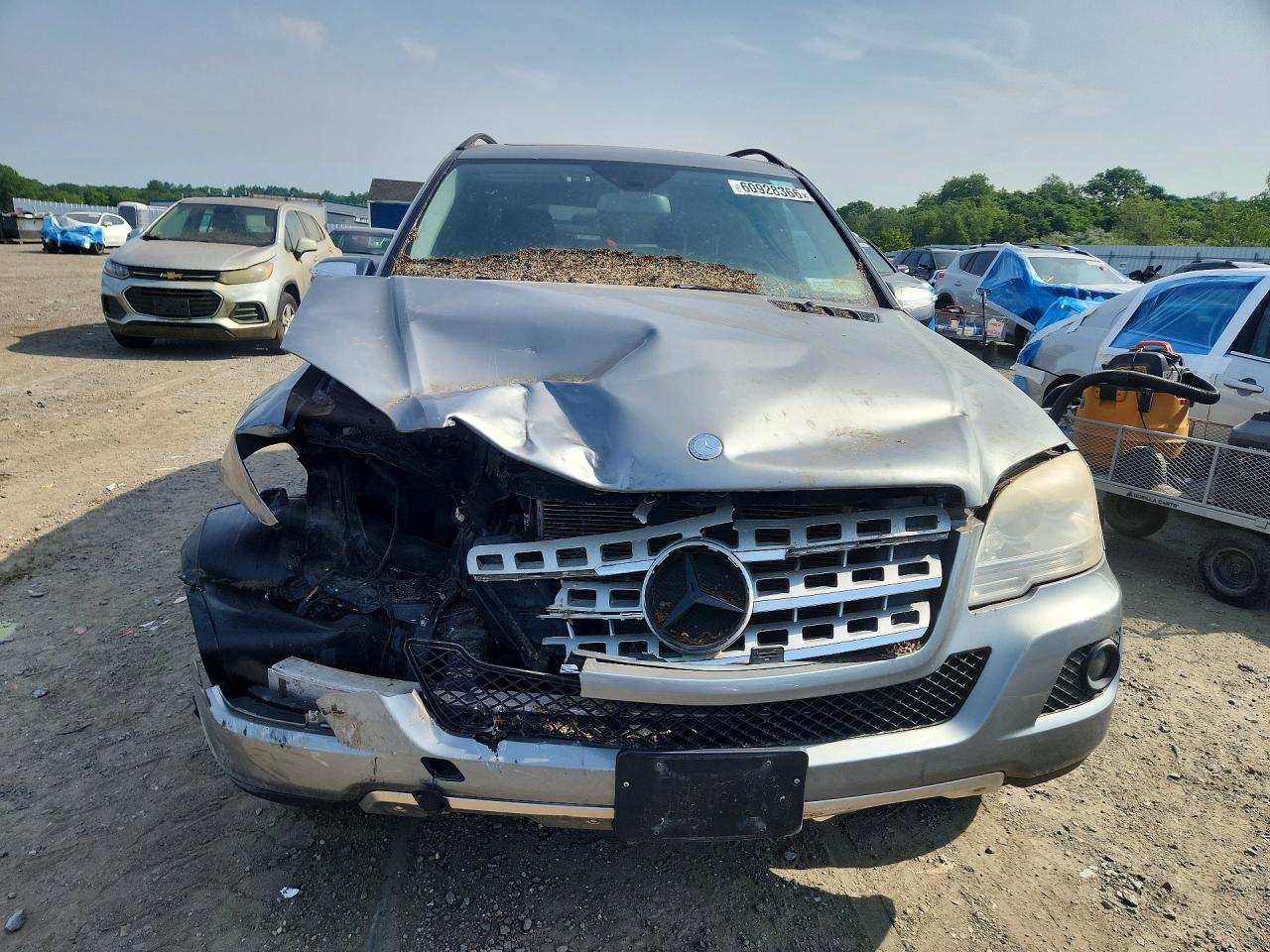 2010 Mercedes-benz Ml 350 4matic Серебряный vin: 4JGBB8GB0AA576848