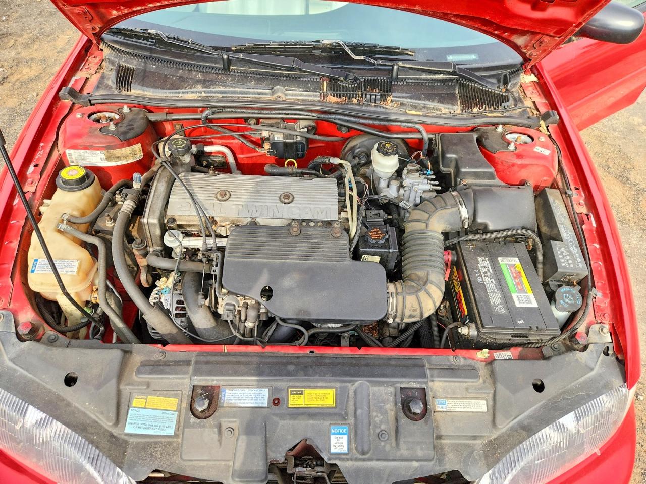 1997 Chevrolet Cavalier Ls Red vin: 4G1JF32T8VB100703