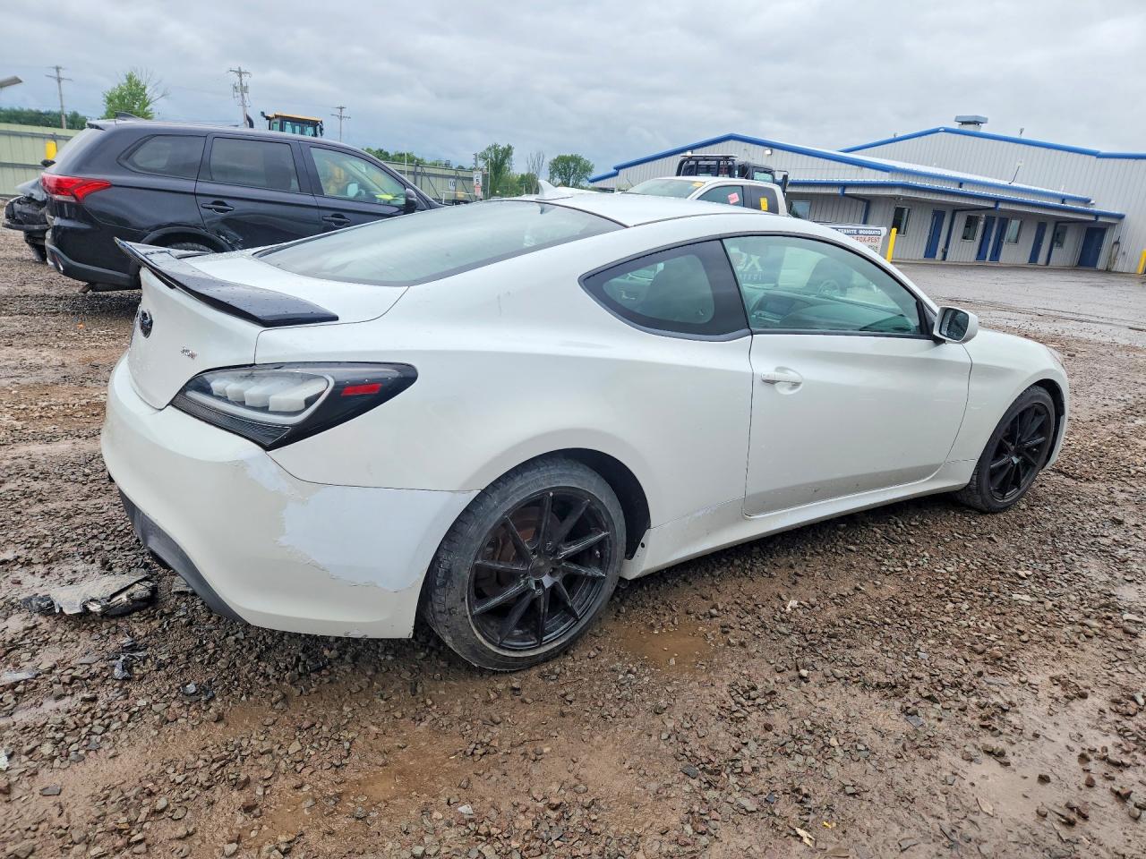 2013 Hyundai Genesis Coupe 2.0t White vin: KMHHT6KD6DU109201
