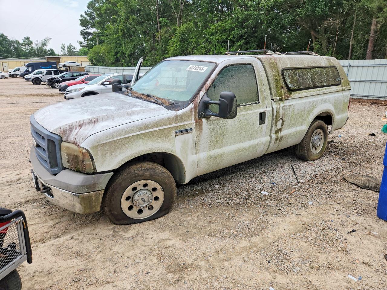 2005 Ford F250 Super Duty White vin: 1FTNF20585ED31513